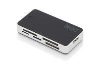 Digitus DA-70330-1 Lecteur de carte USB pour smartphone/tablette USB 3.0, USB-A, Micro-USB 2.0 Noir/blanc
