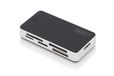 Digitus DA-70330-1 Lecteur de carte USB pour smartphone/tablette USB 3.0, USB-A, Micro-USB 2.0 Noir/blanc