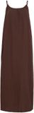 VILA VILANIA MAXI SLIP DRESS NOOS Dames Maxi jurken Coffee Bean