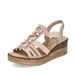Rieker Damen Pantoletten 63778, Frauen Slipper, Sommerschuhe, sommerclogs, Schlupfschuhe, schluepfschuhe, Slides, Slip-ons, Mules, rosa (31), 40 EU / 6.5 UK