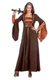 Wilbers Kasteeldame Robe Brun/Orange Premium - Taille 44