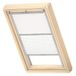 VELUX Origineel Verduisterend Rolgordijn Plus Plissé (DFD), Zilveren Kozijn, M08, 308, 2, Wit
