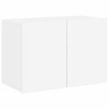 vidaXL TV meubel wandgemonteerd 80x30x41 cm wit