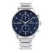 Tommy Hilfiger Mens multi wijzerplaat quartz horloge met roestvrij stalen band 1791575, Armband