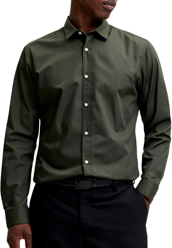 Jack & Jones Essentials Joe Plain Overhemd Heren - Maat XXL