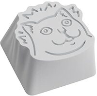 ZOMOPLUS Aluminium Keycap Katze Mur - weiß
