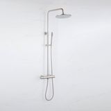 FortiFura Calvi Opbouw Regendoucheset – Ø30 cm Hoofddouche – RVS Geborsteld