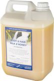 Claudius Cosmetics Benelux B.V. Body & Hair Milk & Honey - 5 liter - 2 in 1 voor lichaam en haar.