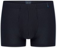 Schiesser Hip-Shorts Long Life Soft - Heren Onderbroek zwart blauw