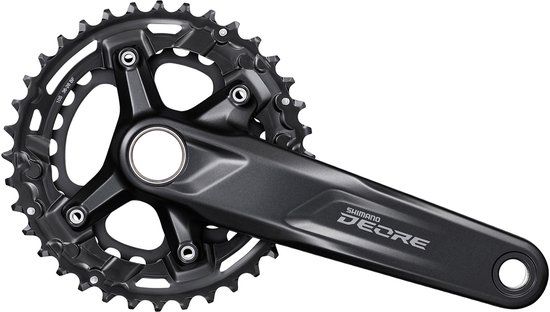 10V-FC-M4100-B2 Shimano Deore M4100 Boost Hollowtech II Crankstel Zwart 170 mm / 36/26t