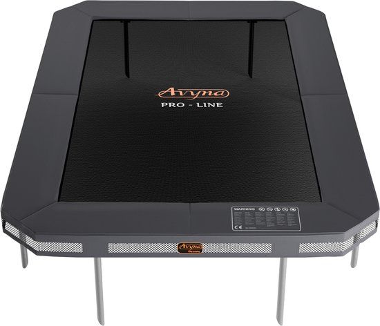 Avyna InGround Trampoline - 305x225 cm - Rectangular - Grey