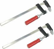 Brüder Mannesmann Bruder Mannesmann Snelspan lijmklem - 2x - verzinkt staal - bereik 250 mm