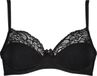 Hunkemöller Dames Lingerie Niet-voorgevormde beugel bh Sophie - Zwart - maat D85