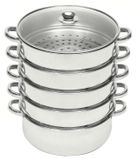 Inox 5-Laags Autocuiseur met Glazen Deksel