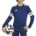 adidas Squadra25 Jersey Long Sleeve Kids Shirt, team navy blue 2/white, 5-6 Years