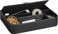Hwks Premium pennenbak lederlook zwart