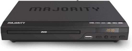 Majority DVD1000 DVD-speler - HDMI, USB, Regiovrij - Zwart