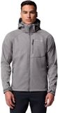 Columbia Mens Cascade Ridge III Softshell Jack Lente/Zomer 2025 Mannen Volwassenen S Polyester Effen Lange mouw Kort 030 - Charcoal Heathe