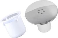 OEM Young Connections Doucheafvoerafdekking - Douchegootafdekking - Afvalval - Chromaatbehandeling - Snelle Stroom - Vervanging - Geschikt voor badkamers - Chroom Kleur