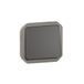 Legrand Schakelaar of wisselschakelaar, 10 A, Plexo, waterdicht IP55, verlichtingsbesturing voor installatie met behuizing of frame, antraciet, 069801LE