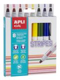 APLI Kids Stripes Stiften 8 stuks