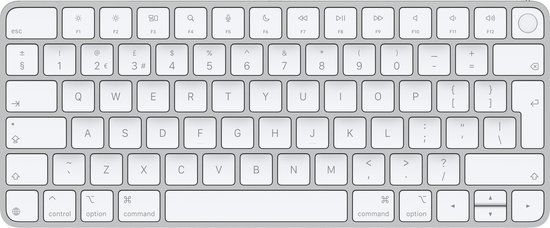 Apple Magic Keyboard met Touch ID - Draadloos toetsenbord - QWERTY / UK - USB-C - Wit