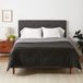 Amazon Basics Omkeerbaar Dekbed Zonder Hoes, 1-Persoons 140x200 cm, Grijs/Zwart