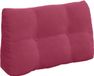 vidaXL Coussin de dossier Rouge vin 80 x 24 x 50 cm Velours