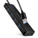 Axagon HUE-C1A USB-hub 4 + 1 poorten USB-A 3.0, USB-C USB 3.0 5 GBit/s Zwart