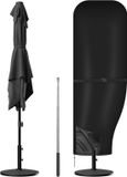 OEM Waterdichte zonnedeksel voor strandparasol, zwart