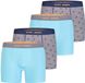 Happy Shorts Boxer Jersey Mannen Gesorteerd 3 Printopdruk 95% katoen, 5% elastaan M