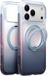 TORRAS Coque pour Apple iPhone 18 Pro | O3 Air Gradient | Compatible MagSafe / Qi2 | Couvercle arrière avec aimant | Support anneau rotatif 360° | Bleu Violet