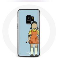Maniacase Hoesje voor Samsung Galaxy S9 plus Inktvis spel reuze pop