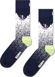 Happy Socks Snowy Night Sock - Unisex Sokken - Navy - Maat 41-46