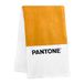 Pantone™ Sherpa sprei voor bank en bed, dubbellaags, zacht, behaaglijk, warm, wasbaar, ook als bankovertrek en fleecedeken voor eenpersoonsbed, 130 x 160 cm, zonnebloem