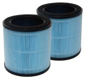 Homvana Filtres de remplacement pour H201 & TEC.Bean JH50G-M, 2 pièces, filtre HEPA H13