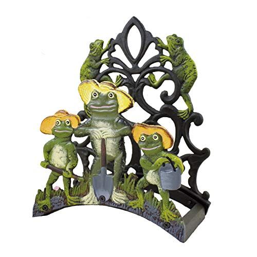 Ferrestock FSKPM004 wandslanghouder kikker decoratief smeedijzer gekleurd beschilderd