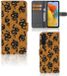 B2Ctelecom Telefoonhoesje met Pasjes voor Samsung Galaxy M14 Snakes
