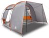 vidaXL Autotent 2-persoons waterdicht grijs en oranje