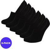Apollo Sport Footies Unisex Zwart 36-41 Katoenmix 6-Pack