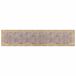 vidaXL - Runner Rug MARSA Grijs & Goud 100 x 450 cm Polyester & PVC