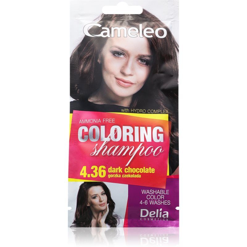 Delia Cosmetics Cameleo Coloring Shampoo Dark Chocolate 40ml 4.36