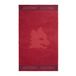 AS Roma Premium strandhanddoek Wolf rood 100 x 170 cm