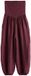 Next Dames Jersey Bandeau Jumpsuit met Ballonpijpen - Wijnrood