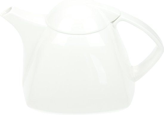 Cosy & Trendy Madrid Theepot - Wit - Porselein - 30L - 4 kopjes