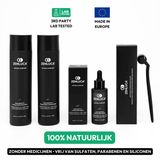 ZENLUCA® Complete Haargroei Set (Full Range) – Haargroei Shampoo – Haargroei Conditioner – Haargroei Serum – Haargroei Olie – Natuurlijke Shampoo – Haargroei Versneller – Dermaroller Haargroei – Haaruitval Vrouwen – Haaruitval Mannen