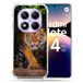 Cokitec Versterkte hoes voor Xiaomi Redmi Note 14 Pro 5G Animal Tiger Jungle