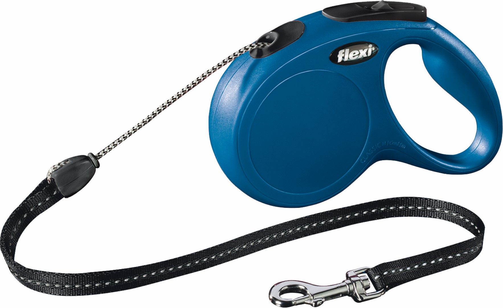 Flexi New Classic Hondenriem - Blauw - M - 5M