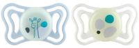 Chicco PhysioForma fopspeen siliconen 2-6 maanden blauw 2st
