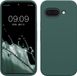 kwmobile telefoonhoesje geschikt voor Google Pixel 9a - Hoesje met siliconen coating - Smartphone case in dennengroen